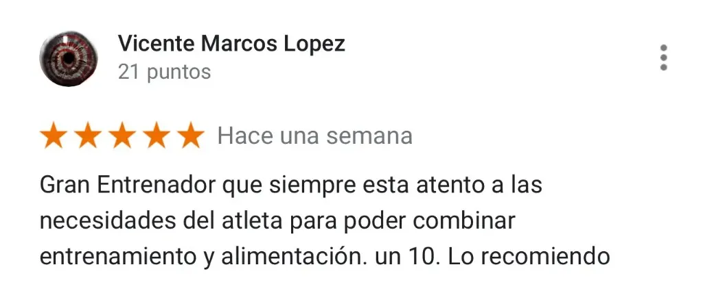 Reseña de cliente 1