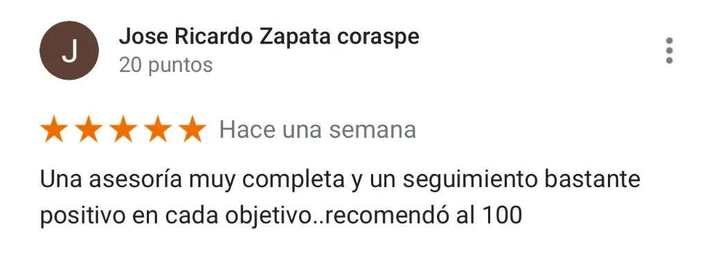 Reseña de cliente 2