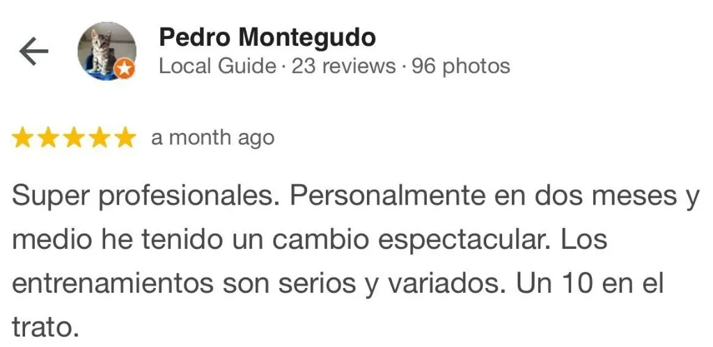 Reseña de cliente 11