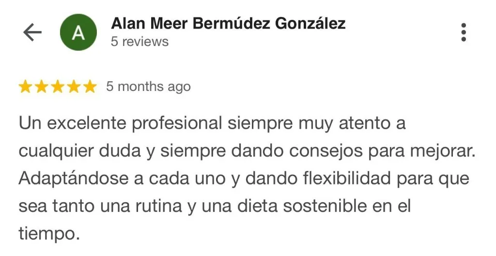 Reseña de cliente 21