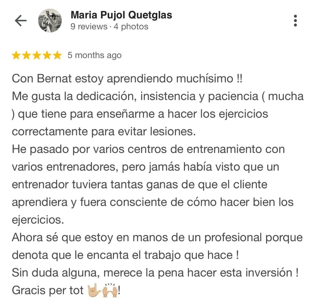 Reseña de cliente 31