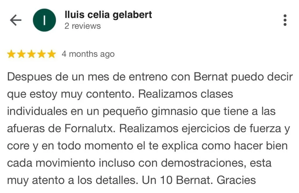 Reseña de cliente 32