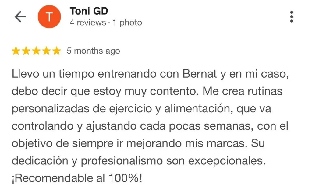 Reseña de cliente 34